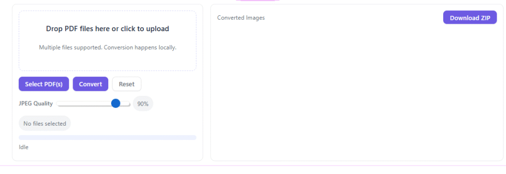 Convert PDF to JPG Online