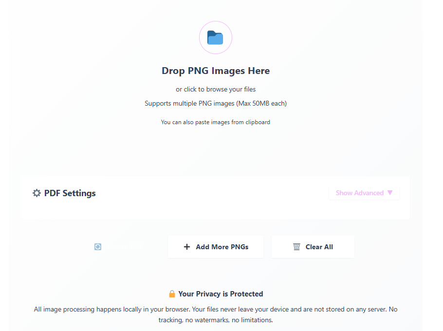 PNG to PDF Converter
